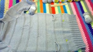 Туника из пряжи "Праздничная с люрексом" от Комтекс,моё мнение о ней.