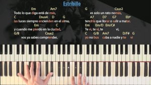 Como tocar "Un vestido y un amor" (Fito Paez) - Parte 2/2 - Estribillo y final