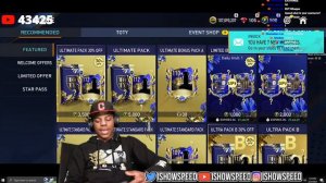iShowSpeed Goes Broke Opening Fifa Mobile Packs