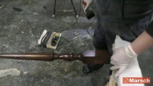 Покраска лестничной балясины масло-воском Osmo - Урок №2