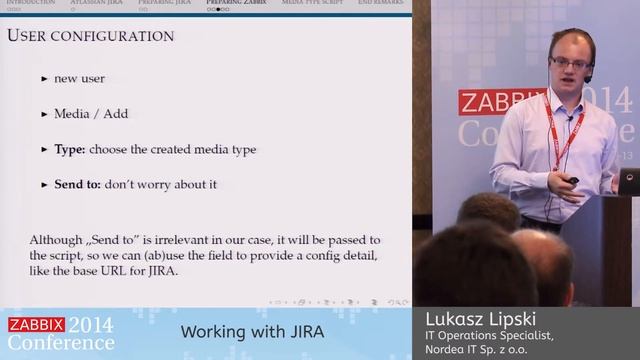 Zabbix Conference 2014 - Lukasz Lipski | SHORT TALK: Working with JIRA смотреть онлайн