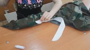 Пришивание подворотничка к воротничку (подшивы к воротнику) на летний период службы