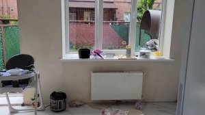 Наше решение для сада, закрыли сетку рабицу от соседей