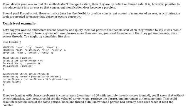 Software Engineering: Why would one ever want to use a synchronized method in Enum? (2 Solutions!!) смотреть онлайн