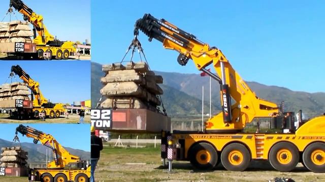 Самый мощный кран манипулятор в мире