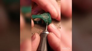 Работа с воском Резьба по воску.Марион камень.Изготовление эксклюзивного перстня.
