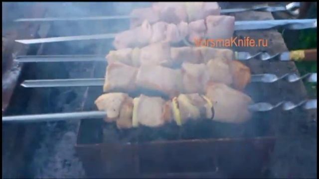 Ножи Ворсмы. Шампуры "Вкусная Трапеза". Классный подарок. смотреть онлайн