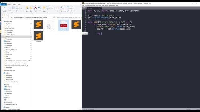 How to extract text from a PDF file using Python | Python Tutorial смотреть онлайн