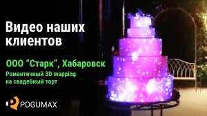 Световое шоу на свадебный торт [POGUMAX]