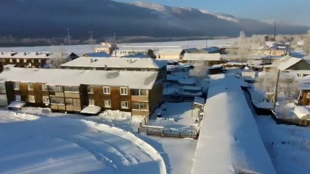 Посёлок Мама Зима 2023год Проверка квадрокоптера в -38° смотреть онлайн