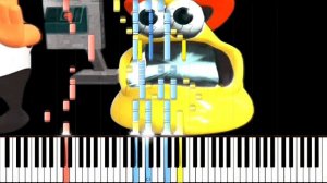Pizza Tower Screaming Meme but it's Piano