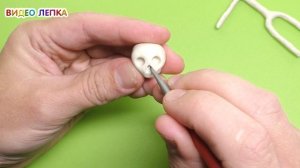 ХЭЛЛОУИН DIY ?  СКЕЛЕТ из пластилина | Видео Лепка Halloween