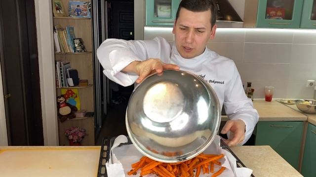 Запеченная морковь фри - Полезный Перекус