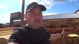 Производство мини бруса. Стенокомплект из двойного бруса.
