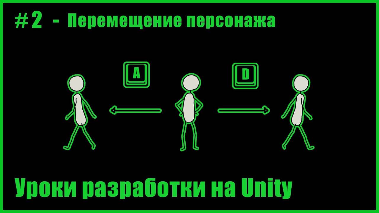 #2 - Как научить персонажа двигаться в Unity 2D