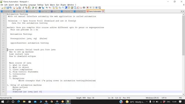 Automation Testing Demo | Selenium with Java | by Mr. Mohan | CNTrainings | In Telugu