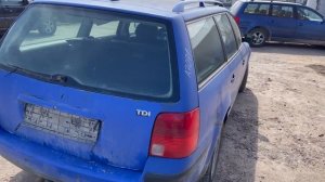 Car For Parts - Volkswagen PASSAT 1999 1.9L 66kW Diesel Mechanical Universal 4/5 d. Blue A7071