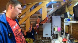 ГОСТЕВОЙ ДОМ ИЗ БРЕВНА 6 на 6 | В гостях у Случайных Свиноводов | Дом - баня ПЛЮСЫ и МИНУСЫ