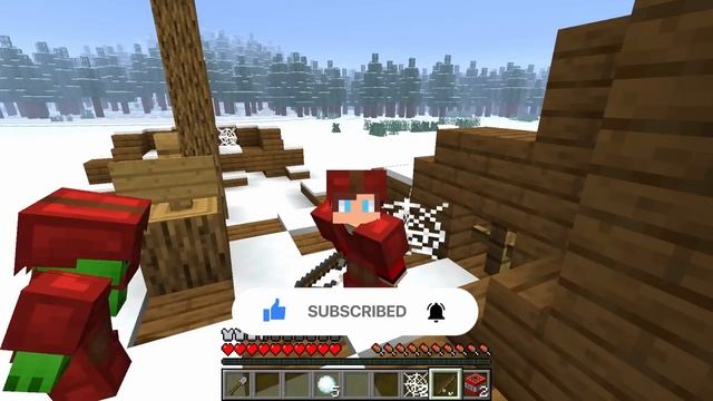 How Mikey and JJ Survive 100 Days in the Arctic the Scroaching Challenge ? - Minecraft (Maizen) смотреть онлайн