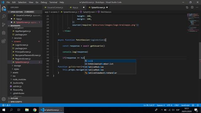 Validando Splash Screen ⚡ React Native en Español смотреть онлайн