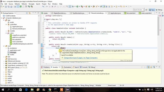 Tutorial Play Framework смотреть онлайн