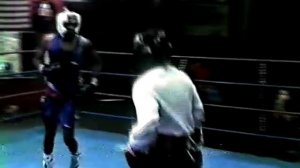 Eric Kelly sparring Juan Laporte