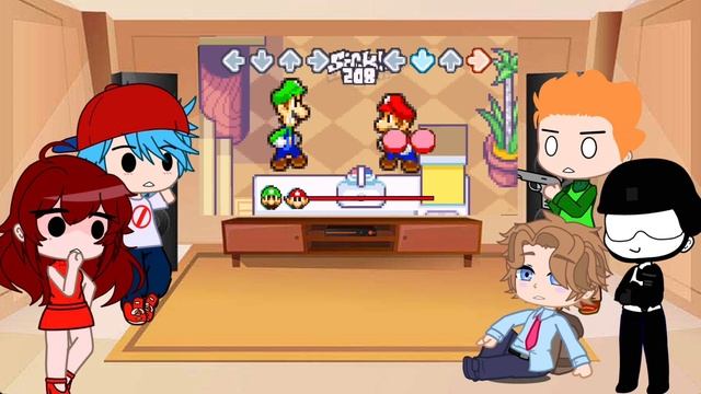 Brotherly Rivalry Song 1.8 || Fnf React To Mario & Luigi Superstar Saga смотреть онлайн
