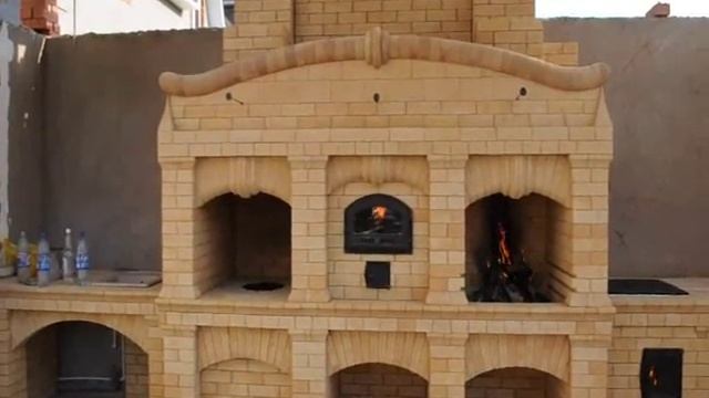 Печной комплекс "Двустволка" смотреть онлайн