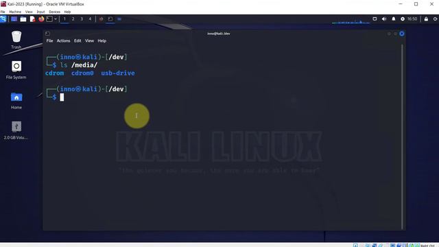 How to connect USB Drive to Kali Linux on VirtualBox | Mount USB Drive in Linux смотреть онлайн