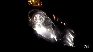 Mitsubishi Grandis, установка линз