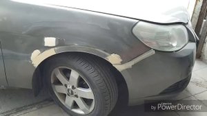 небольшой ремонт крыла и порога chevrolet epica