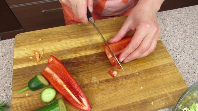 Салат из молодой капусты. Мой рецепт! смотреть онлайн