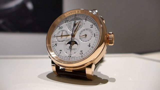 The Lange Grand Complication in action - grand and petite sonnerie chiming смотреть онлайн