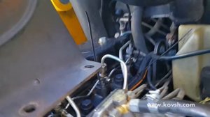 Трубки высокого давления на всех цилиндрах должны быть одинаковы