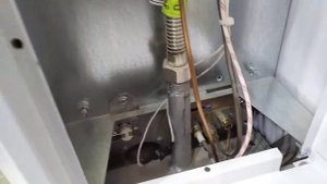 Котел отопления. Отключается запальник.