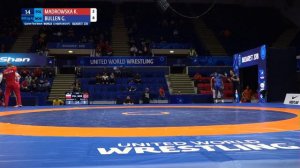 1/4 WW - 59 kg: K. MADROWSKA (POL) v. G. BULLEN (NOR)