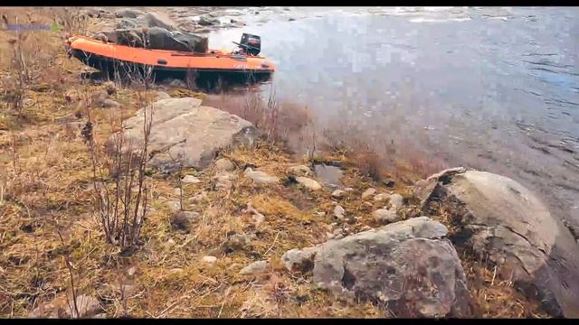 Как рыбачат на таёжных реках Тунгуски. Река Бахта. смотреть онлайн