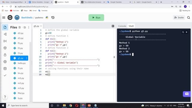 Learn Python Variables | Global and Local Variables in Python | Python Tutorial | Python 3