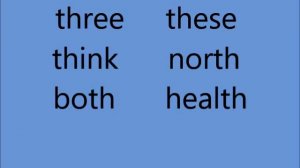 Звук th - как произносить