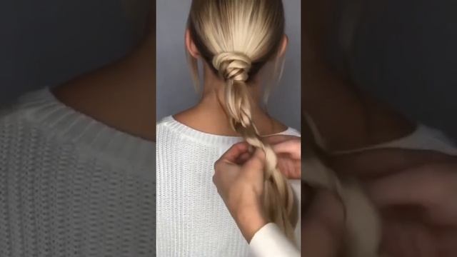 Прическа на каждый день на длинные волосы\ Hairstyle for every day for long hair #shorts #прическа