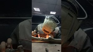 Сварка Аргон... Ремонт склизы снегохода!!!