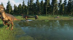 New 4k Video of Relaxing Dinosaurs - BARYONYX Jurassic world evolution 2