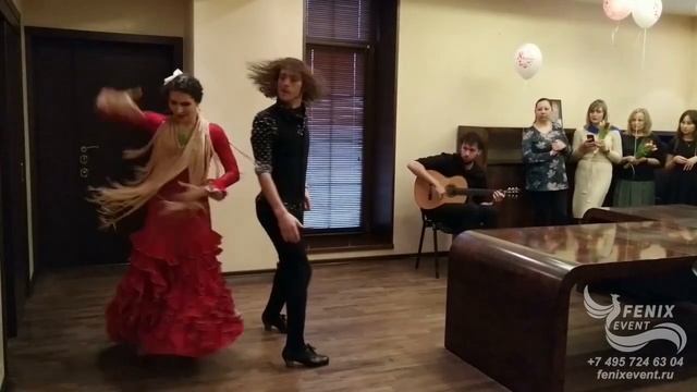 Заказать испанский танец Фламенко в офис на 8 марта в Москве - лучшее испанское шоу на праздник