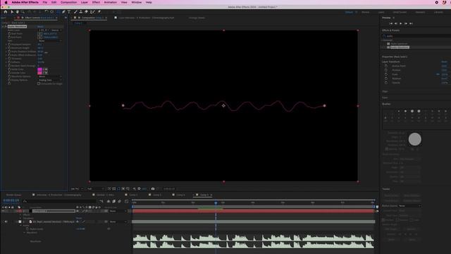 Create an Audio Waveform in Adobe After Effects 2024 смотреть онлайн