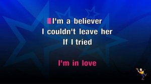 I'm A Believer - Shrek (Smash Mouth) (KARAOKE)