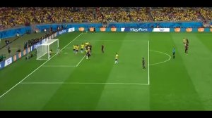 Бразилия - Германия. 0:1. Томас Мюллер. ЧМ по футболу 2014