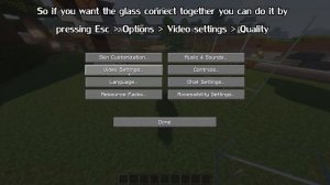 How to get Connected Glass in Minecraft!  |  Minecraft Java