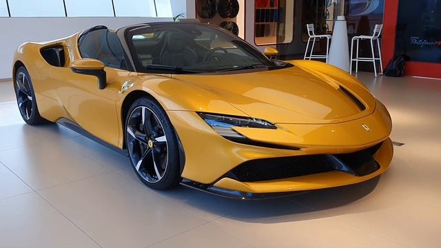 Ferrari SF90 Spider hypercar walk around - English