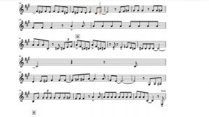 Boogie Woogie Bugle Boy (Andrews Sisters, 1941), Eb-Instrument Play along