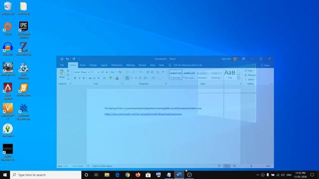 Fix Startup Error c:\user\username\AppData\roaming\Microsoft\windows\Helper.exe